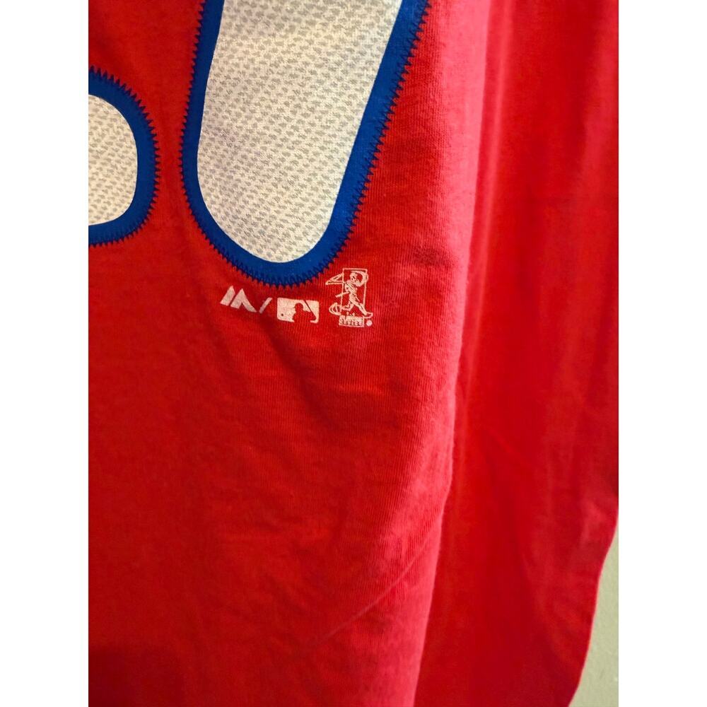 Philadelphia Phillies Aaron Nola Red Name Number Youth T-Shirt 27 MLB Sz M - Picture 6 of 9